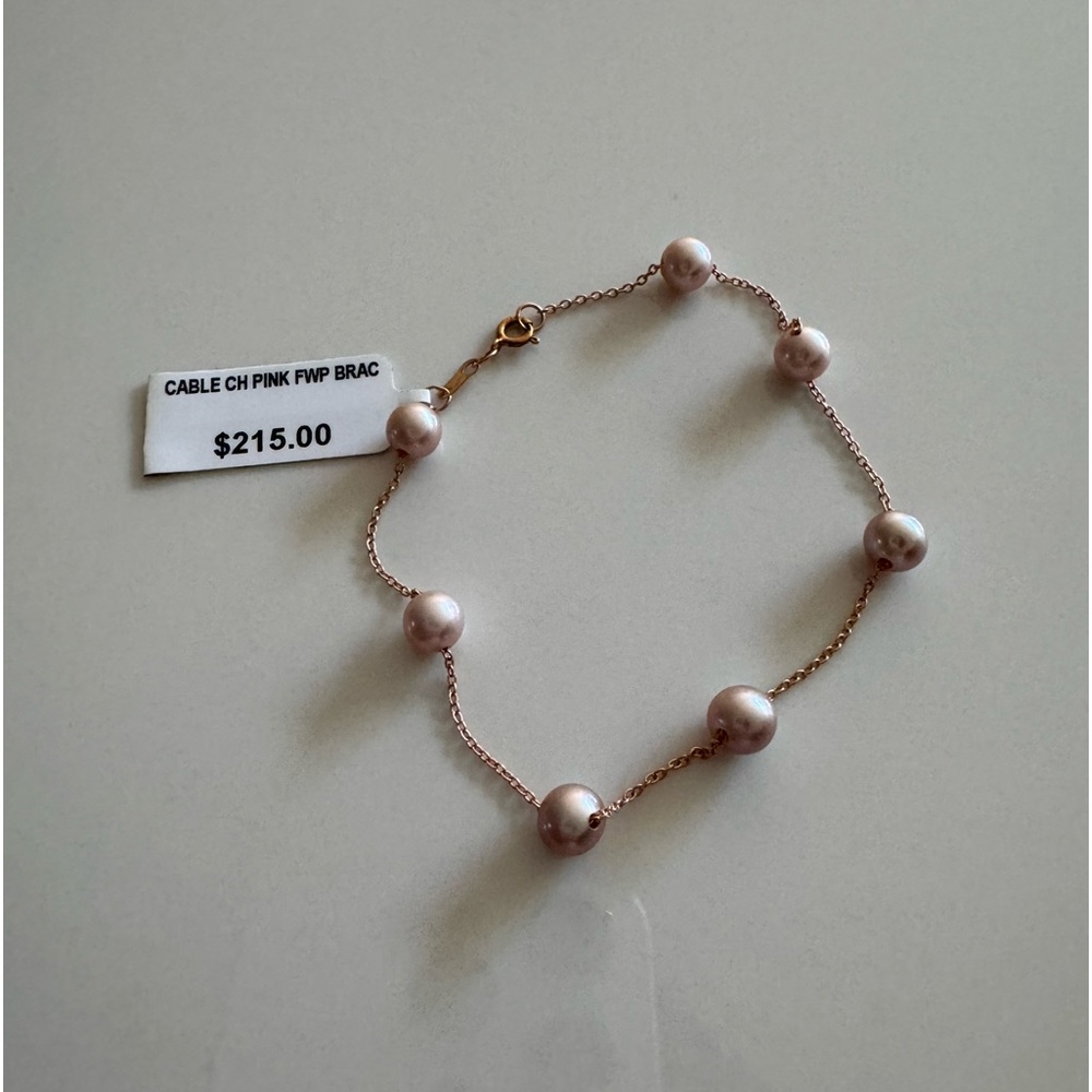 Pink Pearl Bracelet